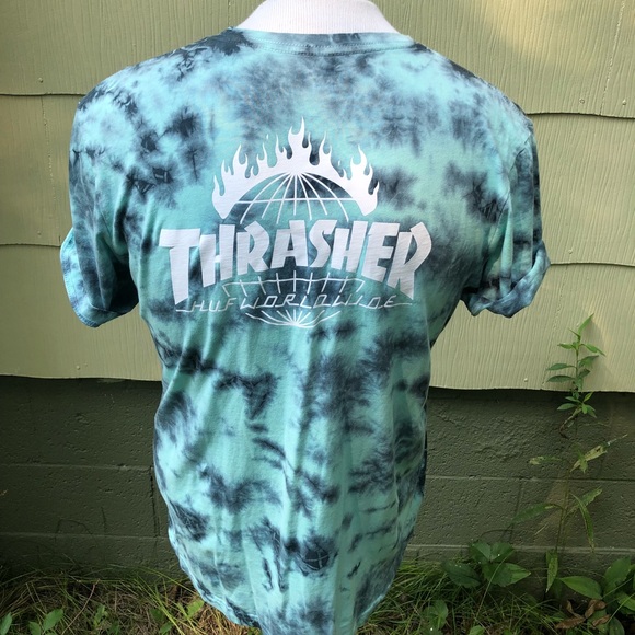 Huf x Thrasher tie dye tee - Picture 2 of 3